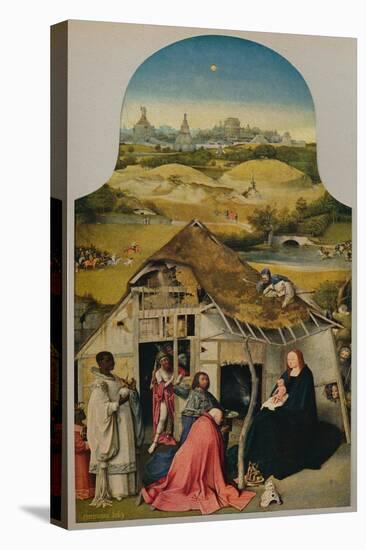 'La Adoracion de Los Reyes', (Adoration of the Magi), 1485-1500, (c1934)-Hieronymus Bosch-Stretched Canvas