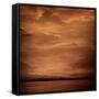 La Albufera Lake Sunset in El Saler of Valencia at Spain-Naturewolrd-Framed Stretched Canvas