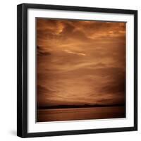 La Albufera Lake Sunset in El Saler of Valencia at Spain-Naturewolrd-Framed Photographic Print