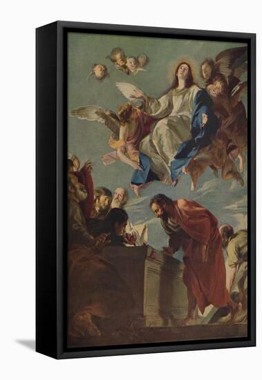 'La Asuncion', (Assumption), 1660, (c1934)-Mateo Cerezo-Framed Stretched Canvas