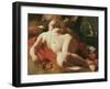 La Bacchante, C.1844-47-Gustave Courbet-Framed Premium Giclee Print