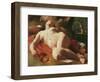 La Bacchante, C.1844-47-Gustave Courbet-Framed Giclee Print