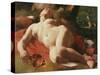 La Bacchante, C.1844-47-Gustave Courbet-Stretched Canvas
