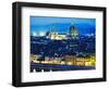 La Badia, San Lorenzo, Cathedral and Campanile, Florence, Italy-Peter Scholey-Framed Photographic Print