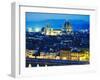 La Badia, San Lorenzo, Cathedral and Campanile, Florence, Italy-Peter Scholey-Framed Photographic Print