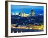 La Badia, San Lorenzo, Cathedral and Campanile, Florence, Italy-Peter Scholey-Framed Photographic Print