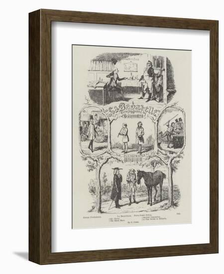 La Bagatelle-George Cruikshank-Framed Giclee Print