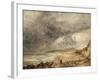 La Baie de Weymouth à l'approche de l'orage-John Constable-Framed Giclee Print