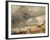 La Baie de Weymouth à l'approche de l'orage-John Constable-Framed Giclee Print