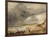 La Baie de Weymouth à l'approche de l'orage-John Constable-Framed Premium Giclee Print