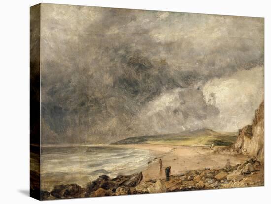 La Baie de Weymouth à l'approche de l'orage-John Constable-Stretched Canvas