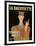 La Baionnette Cover - French Impression of British Officer-Gus Bofa-Framed Art Print