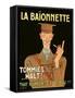 La Baionnette Cover - French Impression of British Officer-Gus Bofa-Framed Stretched Canvas