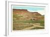 La Bajada Hill near Santa Fe, New Mexico-null-Framed Art Print