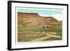 La Bajada Hill near Santa Fe, New Mexico-null-Framed Art Print