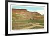 La Bajada Hill near Santa Fe, New Mexico-null-Framed Art Print