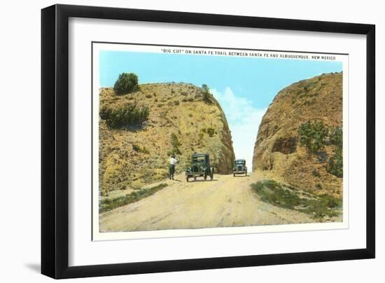 La Bajada Hill near Santa Fe, New Mexico-null-Framed Art Print