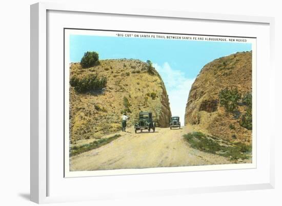 La Bajada Hill near Santa Fe, New Mexico-null-Framed Art Print