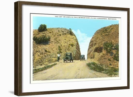 La Bajada Hill near Santa Fe, New Mexico-null-Framed Art Print