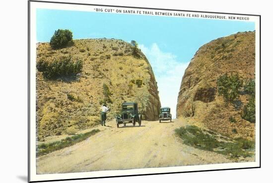 La Bajada Hill near Santa Fe, New Mexico-null-Mounted Art Print