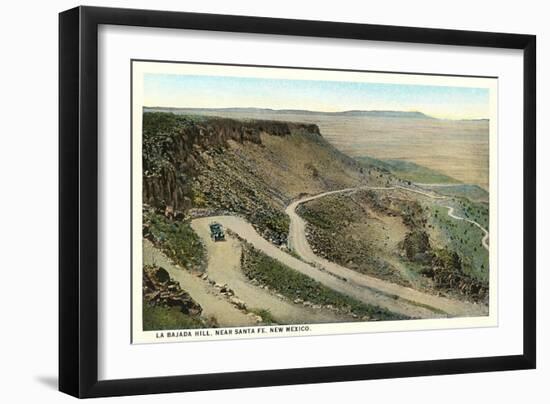 La Bajada Hill, Santa Fe-null-Framed Art Print