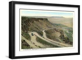 La Bajada Hill, Santa Fe-null-Framed Art Print