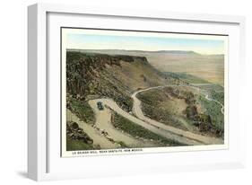 La Bajada Hill, Santa Fe-null-Framed Art Print