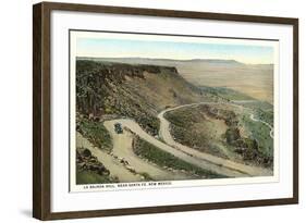 La Bajada Hill, Santa Fe-null-Framed Art Print