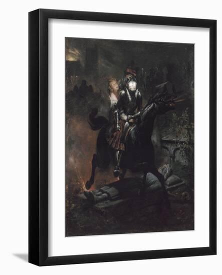 La Ballade de Lénore ou les Morts vont vite-Horace Vernet-Framed Giclee Print