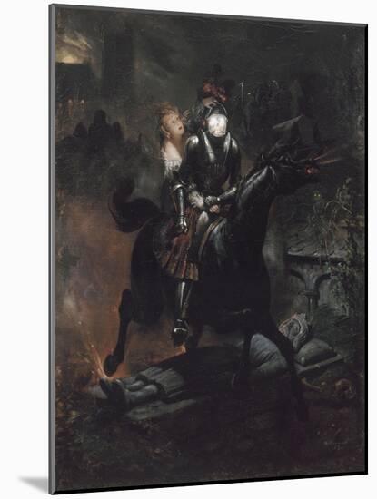 La Ballade de Lénore ou les Morts vont vite-Horace Vernet-Mounted Giclee Print