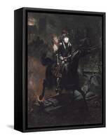 La Ballade de Lénore ou les Morts vont vite-Horace Vernet-Framed Stretched Canvas