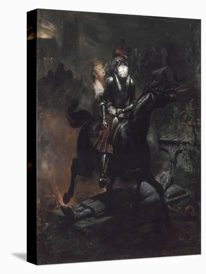 La Ballade de Lénore ou les Morts vont vite-Horace Vernet-Stretched Canvas