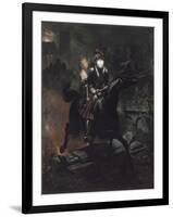 La Ballade de Lénore ou les Morts vont vite-Horace Vernet-Framed Premium Giclee Print