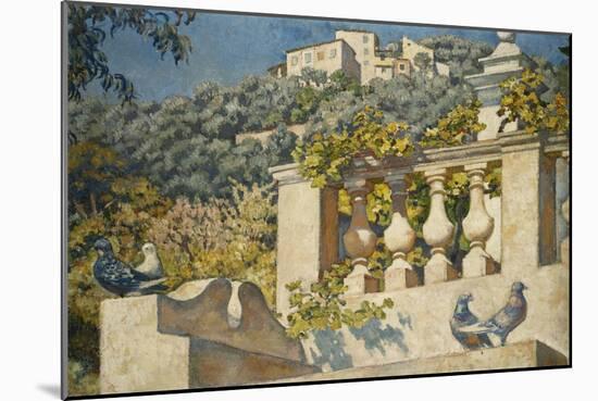 La Balustrade-Theo Rysselberghe-Mounted Giclee Print