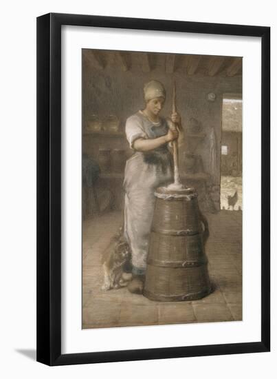 La baratteuse-Jean-François Millet-Framed Premium Giclee Print