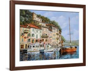 La Barca Rossa Alla Calata-Guido Borelli-Framed Giclee Print