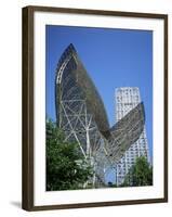 La Barceloneta and Hotel Art, Barcelona, Catalonia, Spain-Hans Peter Merten-Framed Photographic Print