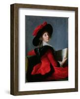 La Baronne De Crussol, 1785-Elisabeth Louise Vigee-LeBrun-Framed Giclee Print