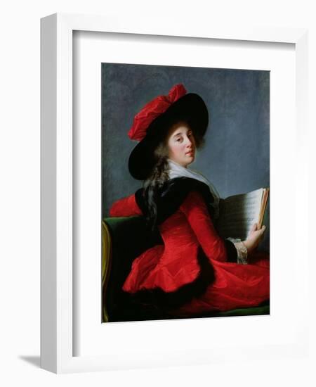 La Baronne De Crussol, 1785-Elisabeth Louise Vigee-LeBrun-Framed Premium Giclee Print