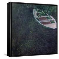 La Barque, about 1887-Claude Monet-Framed Stretched Canvas