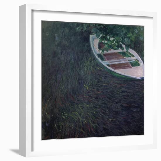 La Barque, about 1887-Claude Monet-Framed Giclee Print