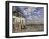 La Barque During the Flood at Port-Marly, c.1876-Alfred Sisley-Framed Giclee Print