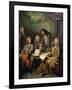 La Barre and Other Musicians, circa 1710-Robert Tournieres-Framed Giclee Print