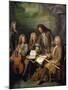 La Barre and Other Musicians, circa 1710-Robert Tournieres-Mounted Giclee Print