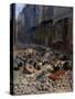 La Barricade, Rue de La Mortellerie, c.1848-Jean-Louis Ernest Meissonier-Stretched Canvas