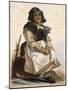 La Basana (Woman Sloppy and Disheveled), 18th Century, by Carlo Lasinio (1759-1838), Colored-null-Mounted Giclee Print