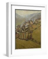 La Bastide du Vert, Novembre-Henri Martin-Framed Giclee Print