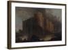 La Bastille, dans les premiers jours de sa démolition-Hubert Robert-Framed Giclee Print