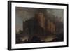 La Bastille, dans les premiers jours de sa démolition-Hubert Robert-Framed Giclee Print