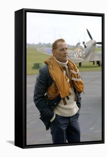 La bataille d'Angleterre ( Battle of Britain ) by GuyHamilton with Robert Shaw, 1969 (photo)-null-Framed Stretched Canvas